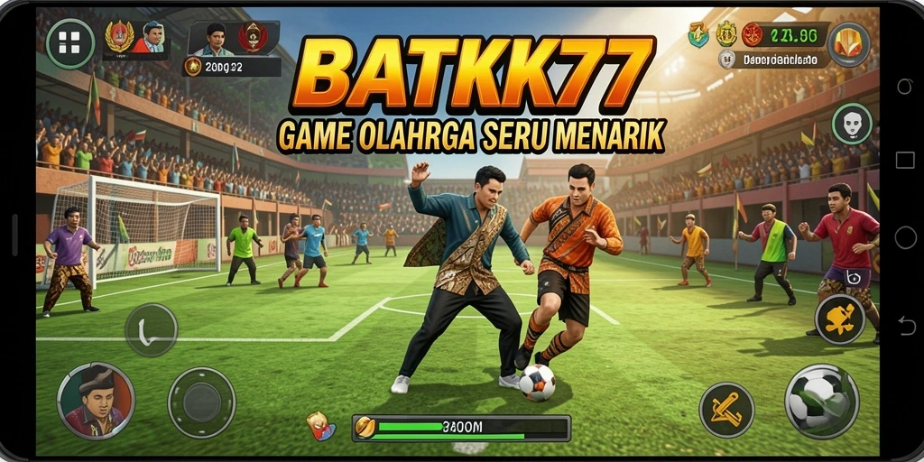 Screenshot gameplay seru dari BATIK77 yang menunjukkan aksi olahraga.