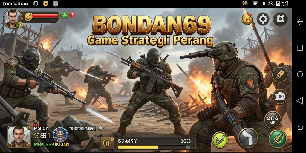 Screenshot gameplay BONDAN69 dengan aksi strategis.