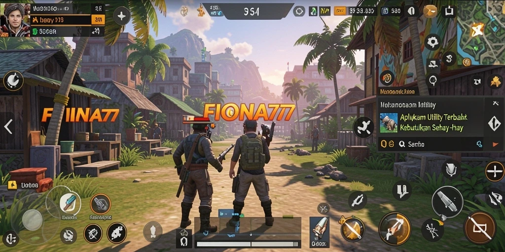 Tampilan antarmuka utama aplikasi FIONA77 yang memudahkan pengguna.