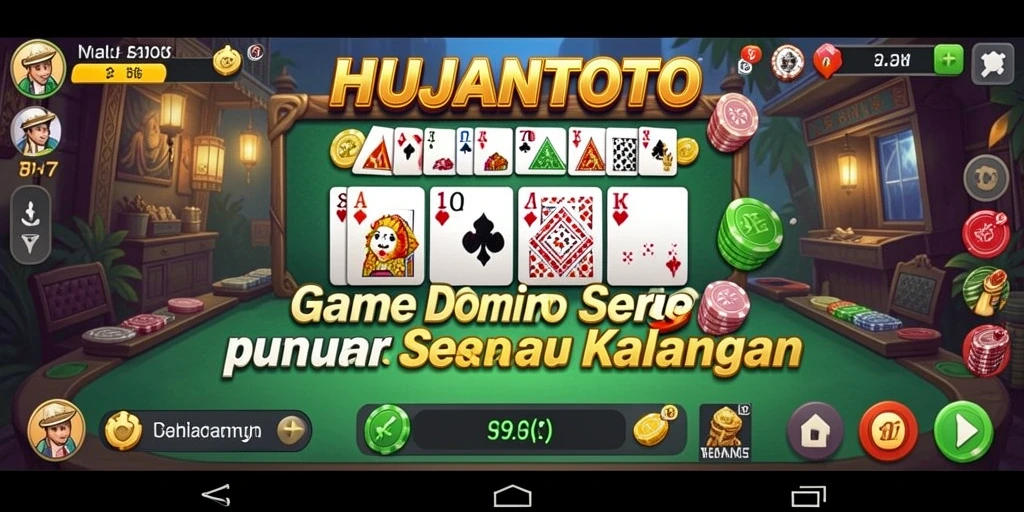 Tampilan gameplay HUJANTOTO yang menarik dan interaktif.