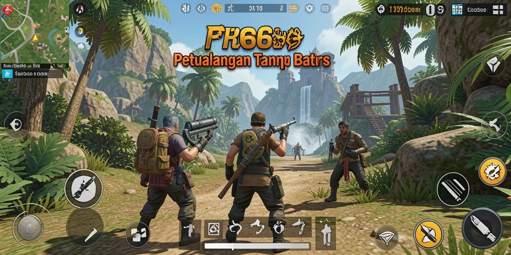 Screenshot gameplay RP66 menampilkan eksplorasi dunia Open World yang menakjubkan.
